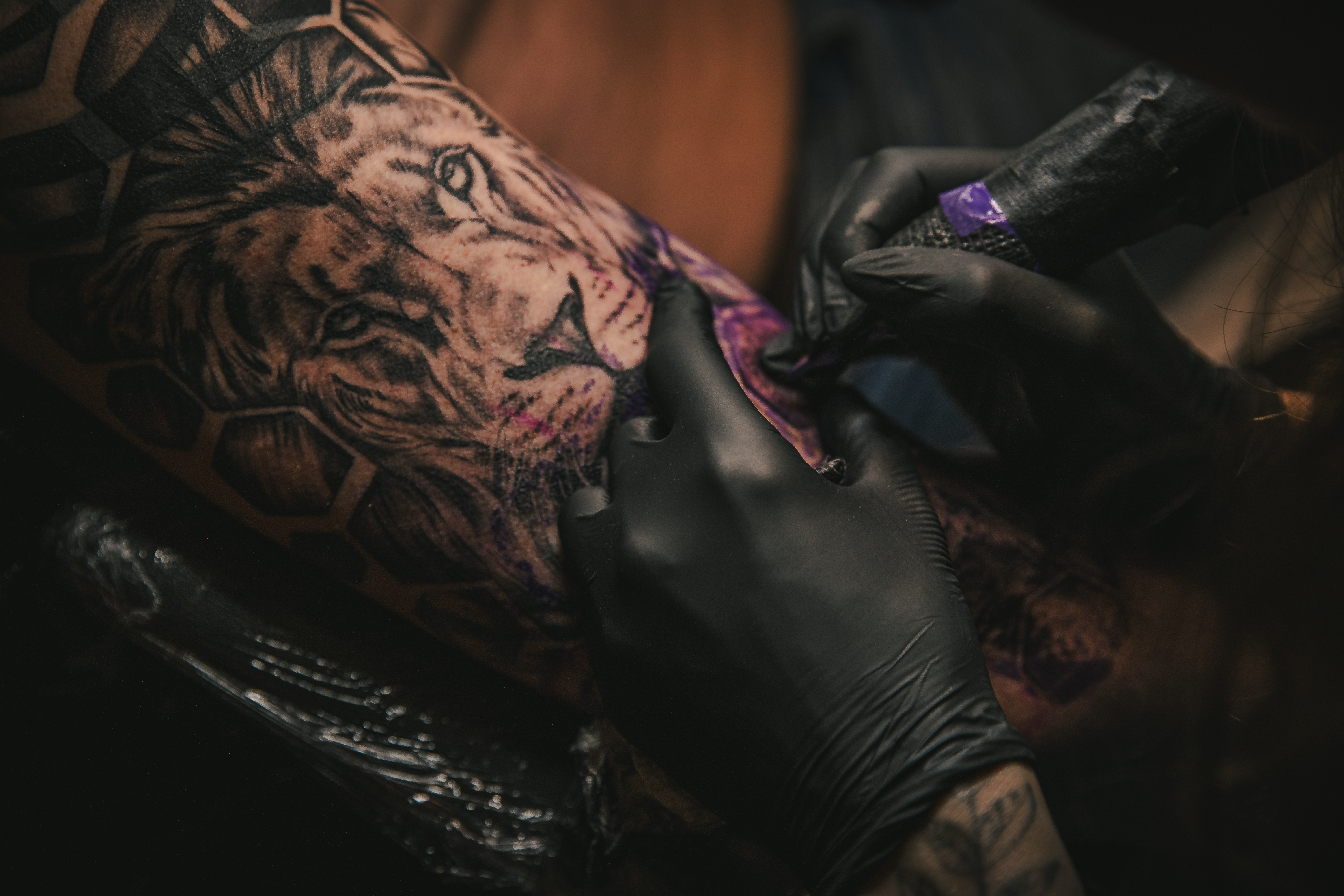 Tattoo studio werkplek