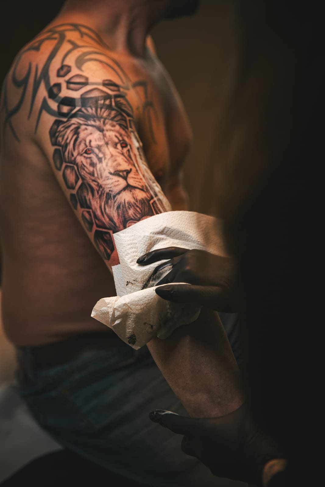 Tattoo studio sfeer